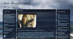 Desktop Screenshot of annemargaretdaniel.com